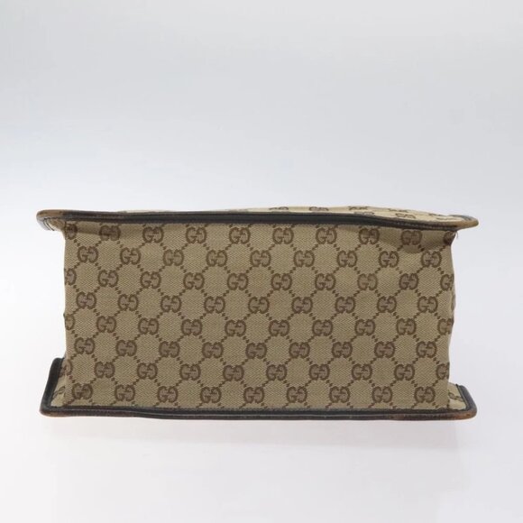 GUCCI GG Canvas Tote Bag Beige - Picture 4 of 13